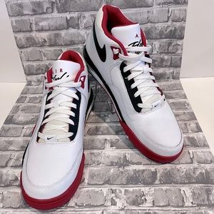 Nike Air Flight Legacy Black White Red BQ4212-100 Size 13